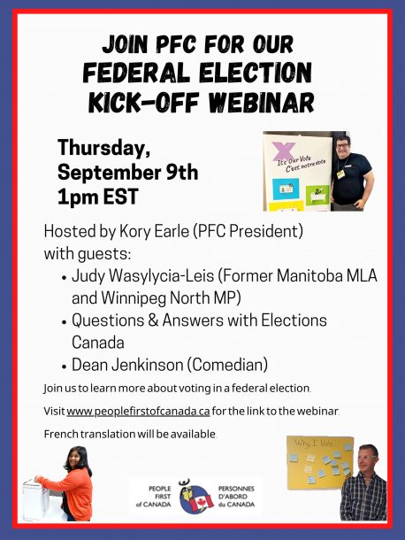 People First of Canada Federal Election Kick-Off Webinar