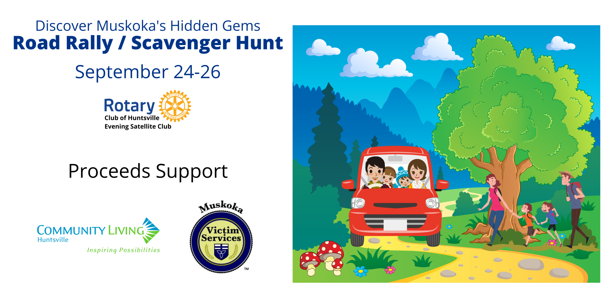 Rotary Road Rally Scavenger Hunt Community Living Huntsville