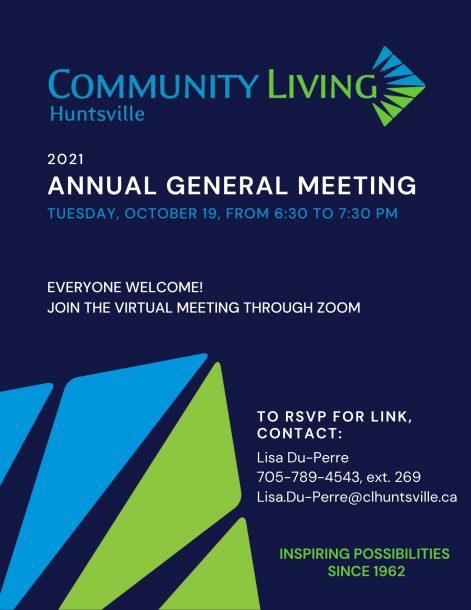 2021 Annual General Meeting Poster