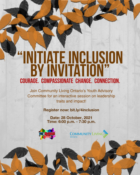 Poster for Initiate Inclusion by Invitation Workshop