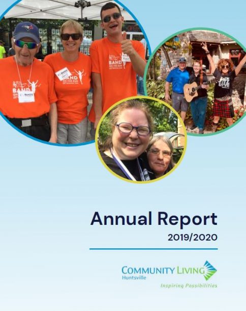 Community Living Huntsville Annual Report 2019-2020 Cover