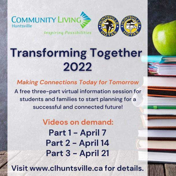 A poster for Transforming Together 2022 with tagline that reads: Making Connections Today for Tomorrow.