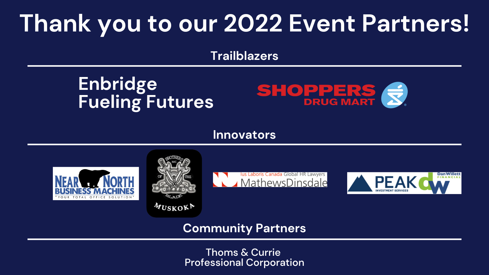 2022 Event Partner Logos