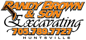 Randy Brown and Son Excavating Logo