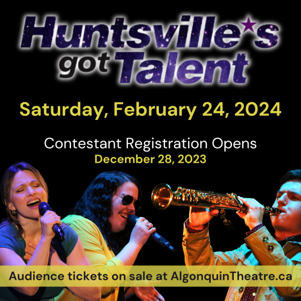 A poster for Huntsville's Got Talent 2024.