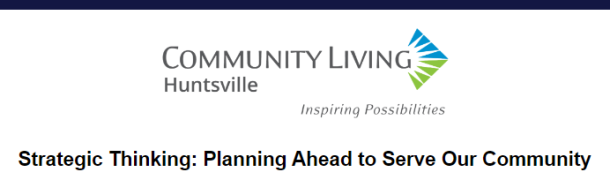 Screenshot of January Newsletter header. Text reads: strategic thinking, planning ahead to serve our community.