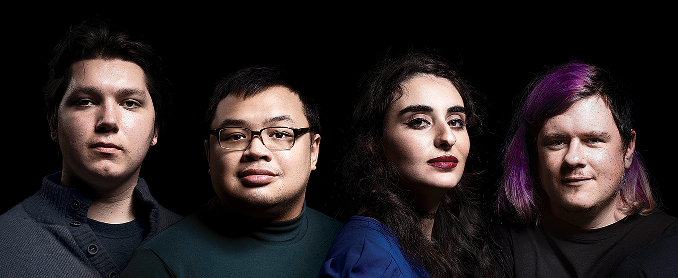 4 people, the ASD Band.