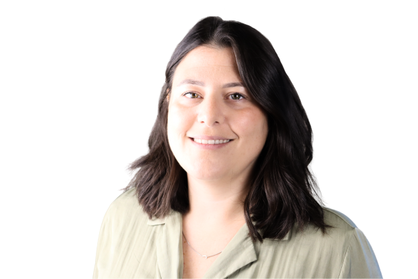 Jessica Kramer, a smiling woman with shoulder-length dark brown hair and light green top.