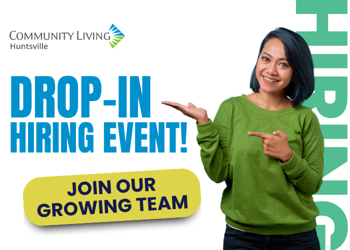 Drop-In Hiring Event graphic.